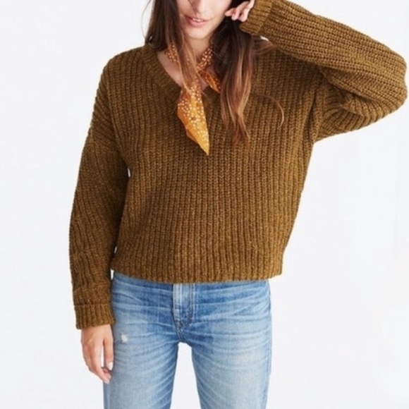 NWT Madewell Plus Pleat-Sleeve Pullover Sweater 2X - Picture 3 of 3